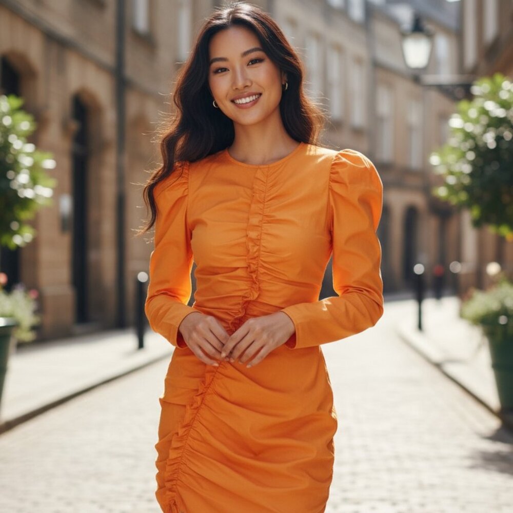 NWT Elliatt Zya Mini Dress in Mango